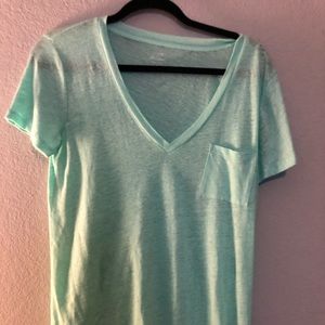 Jcrew Linen V-neck